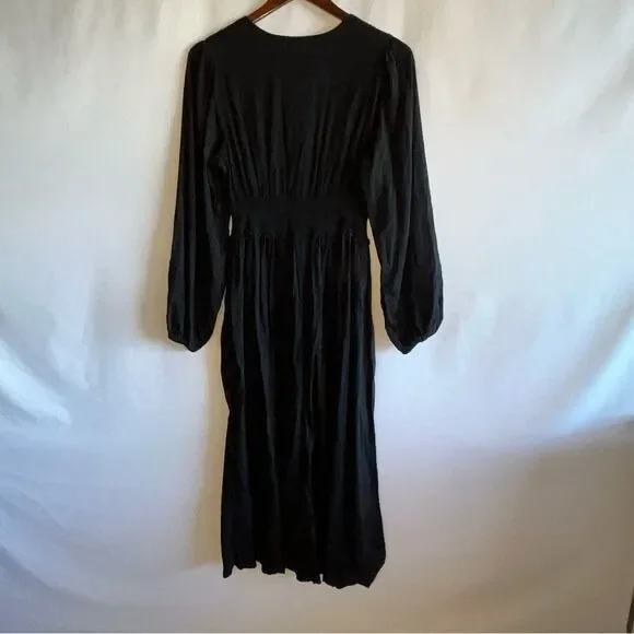 Women's Old Navy Black Long Dress - Picture 8 of 10